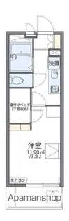 レオパレスアバ【110号室】の間取り