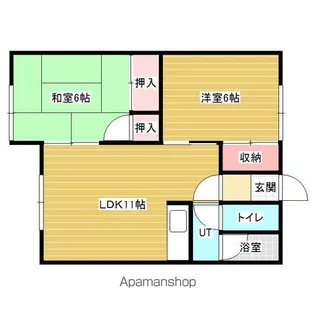 遠藤マンション【2階】の間取り