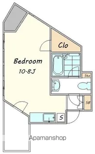 ルフィット神宮北参道(旧ニューシティアパートメンツ千駄ヶ谷Ⅱ)【2階】の間取り