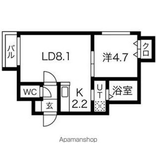 アウローラ【4階】の間取り