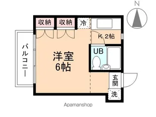 フェイスビル【205号室】の間取り