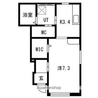 シエール【106号室】の間取り