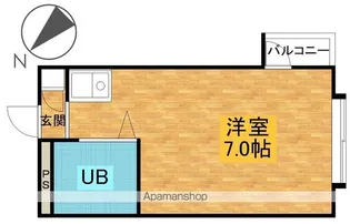 ヴェルナール忠岡【306号室】の間取り