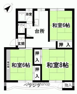 せんりきコーポ【501号室】の間取り