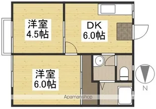 CACHE−CACHE HOUSE(カシカシハウス)【2階】の間取り