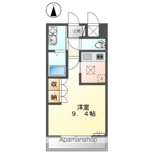 香川県丸亀市山北町【アパート】の間取り