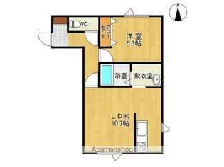 オークヒルズⅡ【201号室】の間取り