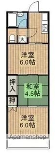 三股グリーンガーデン【205号室】の間取り