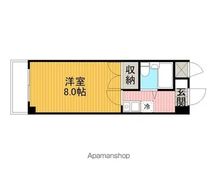 レオパレスサザンクロスプラザ【4階】の間取り