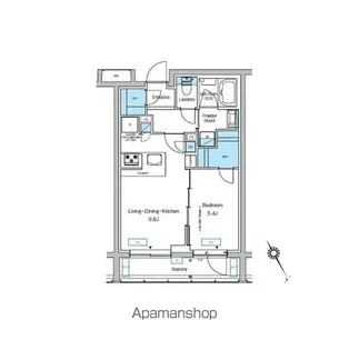 プレディアコート代々木上原【2階】の間取り