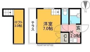 ウイズ塩田【1階】の間取り