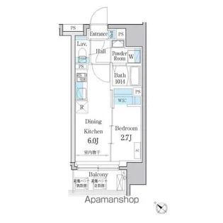 デュオメゾン文京白山【3階】の間取り