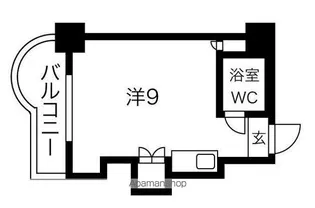 サイレンス医大前【8階】の間取り