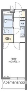 レオパレスクアッド【101号室】の間取り