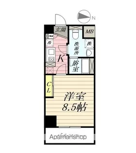 ACCESS湘南平塚【6階】の間取り