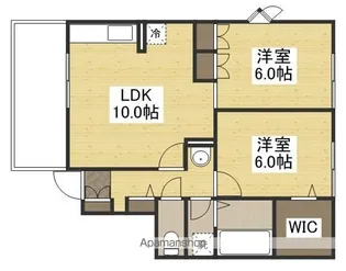 メゾン・ブルーム【1階】の間取り