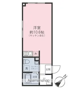 チャルテ千川【5階】の間取り