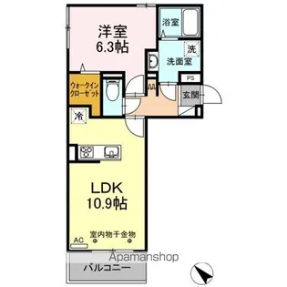 REJOICE松島【2階】の間取り