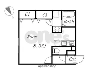 Branche葵【4階】の間取り