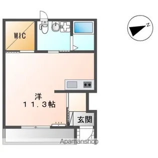 メルヴェーユ新橋C【101号室】の間取り