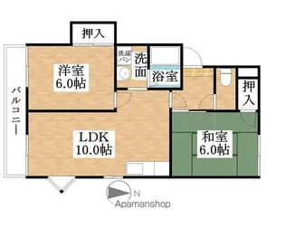 コーポ天白【2階】の間取り