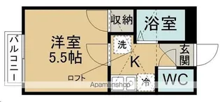 ドウェリング斎藤7【203号室】の間取り