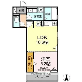 シャルマン高畑【3階】の間取り