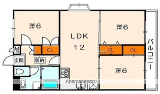 シーガルハイツ【2階】の間取り