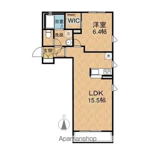 ウェールⅢ【201号室】の間取り