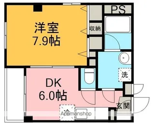辻友ビル【4階】の間取り