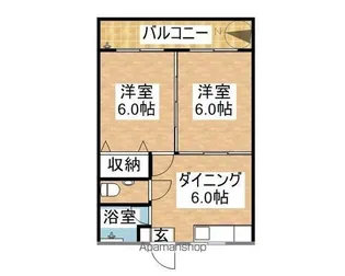 ストリーム 第2ビル【A-2号室】の間取り