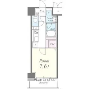 1LDKの間取り画像