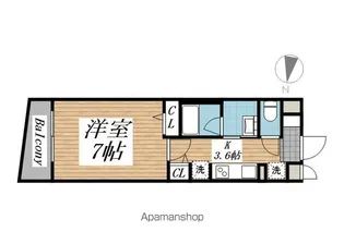 クリオ ラモード学芸大学Ⅱ【1階】の間取り