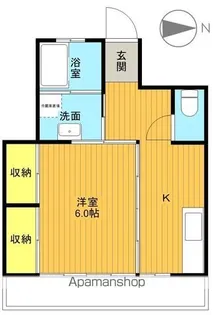 福島県郡山市咲田1丁目【マンション】の間取り