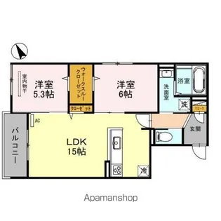 D’residence茨木蔵垣内【2階】の間取り