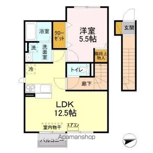サンシャインパル【2階】の間取り