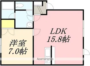 ルーエン・ハイム【105号室】の間取り
