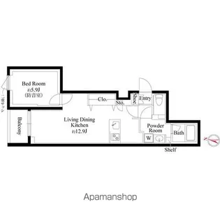 プレアスヴェルタ三ノ輪【2階】の間取り