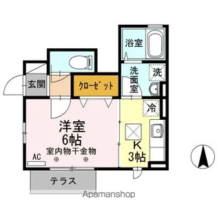ピヴォワーヌ【1階】の間取り