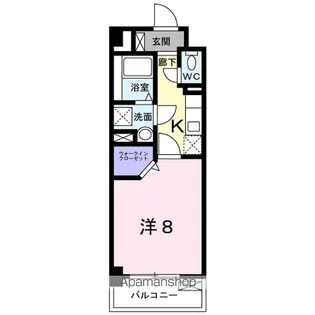柏葉館【307号室】の間取り