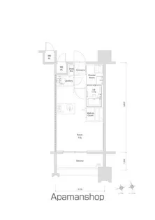 エンクレスト博多EXCEED【5階】の間取り