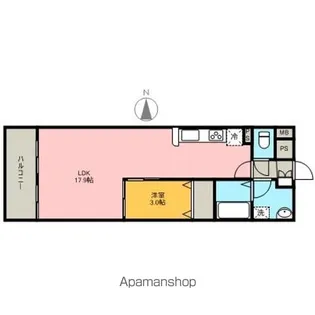Gramercy Shirakawa Koen【3階】の間取り