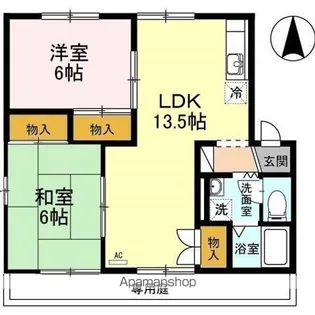 セントラルハイツ今村・【1階】の間取り