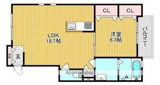 モンテーヴ大高【2階】の間取り
