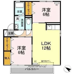 ウィル柏森【2階】の間取り