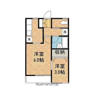 ヴィラージュD【202号室】の間取り