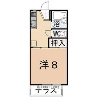 プチフラット【101号室】の間取り