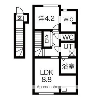 ACCIO(アクシオ)【2階】の間取り
