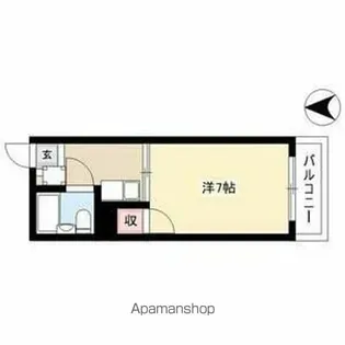 コーポラスヒロ【1階】の間取り
