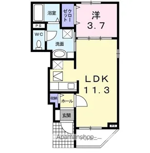 クラール SY【1階】の間取り